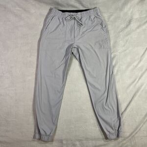 Lululemon ABC Jogger Mens Large Tech Woven Merino Wool Blend M5AJHS Gray Pants
